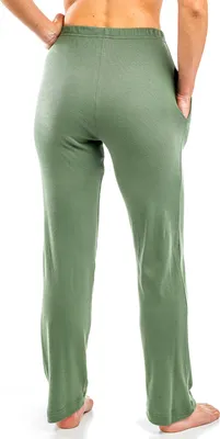 Produktbild von HERMKO 984 2er Pack Homewear Hose aus Baumwolle für Damen und Herren, Farbe:olive, Größe:40/42 (M)