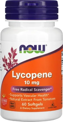 Produktbild von NOW FOODS Lycopin 10 mg LYCOPIN 60 Kapseln