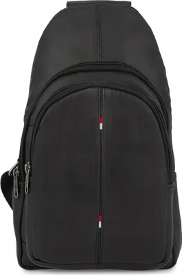 Produktbild von Herren Leder Umhängetasche Crossbody Bag Modische Zwei-Fächer-Tasche