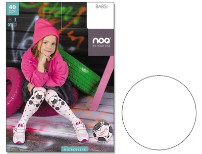Produktbild von Babsi Teddybär Herz Strumpfhose 40 den Bianco 92-98