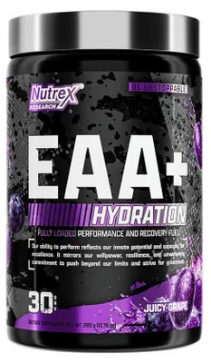 Produktbild von Nutrex Research EAA+ Hydration (30 serv) Juicy Grape - Aminosäuren - EAA