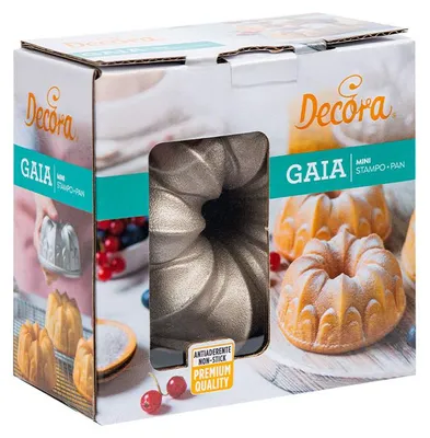 Produktbild von Decora 0080117, Kuchenform, Rund, Champagner, Aluminium, 50 mm, 10 cm