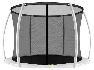 Obrázok produktu pre INLEA Vnútorná ochranná sieť na trampolínu ULTIMATE Jump s celkovým priemerom 305 cm na 6 tyčí - čierna