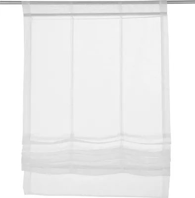 Produktbild von Raffrollo - Weiß - 80 x 170 cm - Polyester
