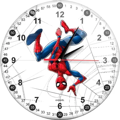 Zdjęcie produktu dla Zegar ścienny Marvel Spiderman