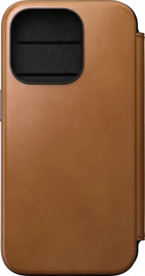 Produktbild von Nomad Modern Leather Folio, Folio, Apple, iPhone 15 Pro, 15,5 cm (6.1"), Beige