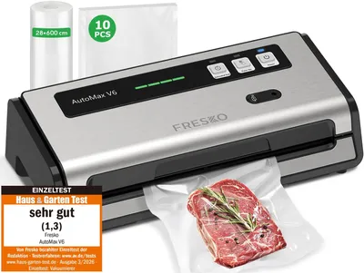 Vakuumiergerät 140 W, 15 l/min, Doppelkammer, inkl. Zubehör