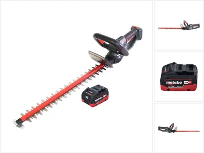 Produktbild von Metabo HS 18 LTX 65 Akku Heckenschere 18 V 63 cm + 1x Akku 5,5 Ah - ohne Ladegerät