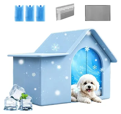 Imagen del producto de Caseta para gatos con neveras para jardín y terraza