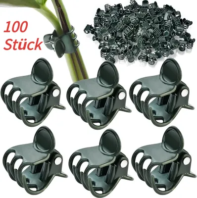 Image de 100 pinces pour orchidées, petites pinces pour orchidées, pinces pour fleurs, pinces pour plantes, supports pour plantes, pour maintenir les plantes,