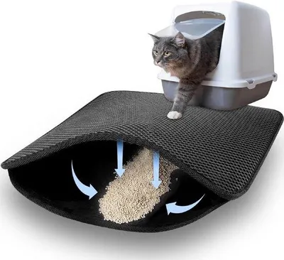 Produktbild von Famanu Katzenbakmat Wasserfest und Rutschfest - 46 x 60 cm