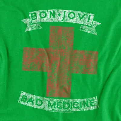 Immagine prodotto di Bon Jovi - Maglietta "Bad Medicine" per uomo/donna Unisex TV20671 (M) (verde irlandese)