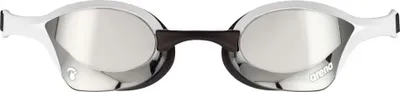 Zdjęcie produktu dla Arena Cobra Ultra Swipe Mirror, Unisex, Jeden rozmiar, Srebrny, Biały, Polikarbonat, Termoplastyczna guma (TPR), Przezroczysty, Polikarbonat