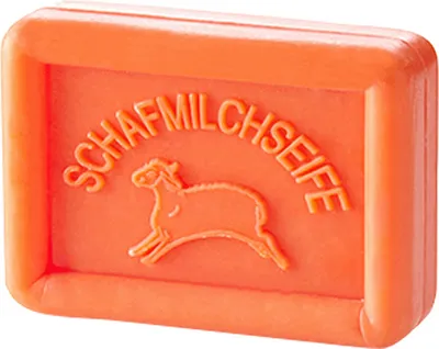 Produktbild von Ovis Schafmilchseife Blutorange, 100% Bio, für die tägliche Dusche, eckig, 100 g