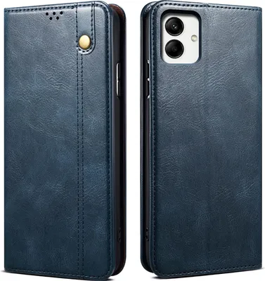 Produktbild von Hülle für Samsung Galaxy A07 Leder Brieftasche Schutzhülle mit Standfunktion Blau