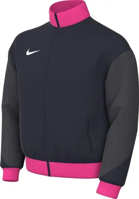 Image de NIKE FD7685-410 Veste de course Dri-FIT Academy Pro 24, modèle K, unie, couleur OBSIDIAN/ANT