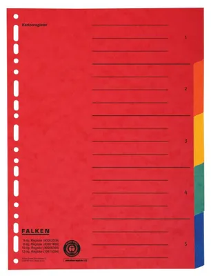 Obrázok produktu pre Index A4 prázdny kartón 5-dielne farebné balenie 20 kusov