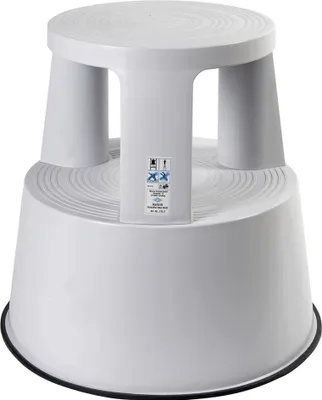Obrázek produktu pro WEDO® 212237 Plastová stolička s kolečky Step světle šedá