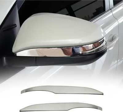 Obrázok produktu pre Kryty zrkadiel pre Toyota RAV4 2013-2018 nerezová oceľ strieborná 2ks