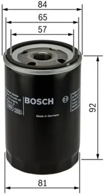 Produktbild von Bosch Ölfilter 0 986 452 036
