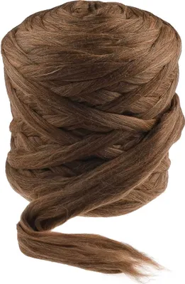 1m Filzwolle meliert Märchenwolle Merino Nassfilzen Trockenfilzen Spinnen Meterware melange braun