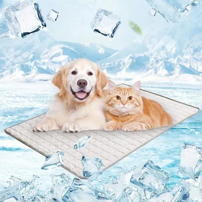 Immagine prodotto di Tappetino refrigerante per animali domestici - 70 x 50 cm - Grigio