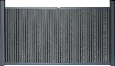 Produktbild von HOME DELUXE WPC Sichtschutzzaun CALLADO PREMIUM 1 x Element + 2 x Pfosten - Höhe: 115 cm | , Gartenzaun, Sichtschutz, Zaunelemente, Trennwand, Sichtschutzwand,