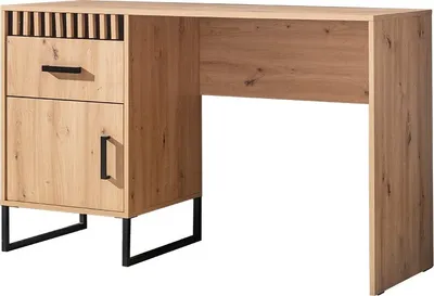 Obrázek produktu pro Psací stůl Lamelix 09 se zásuvkou Pracovní stůl 135x83x50 cm Dub Artisan