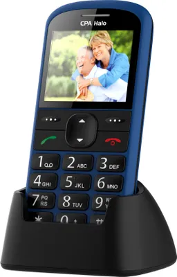 Obrázek produktu pro Telefon CPA Halo 21 Senior modrý s nabíjecím stojánkem