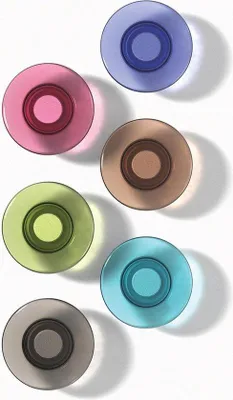 Produktbild von Famanu Magneten für Glaswhiteboards - 6er Set in verschiedenen Farben