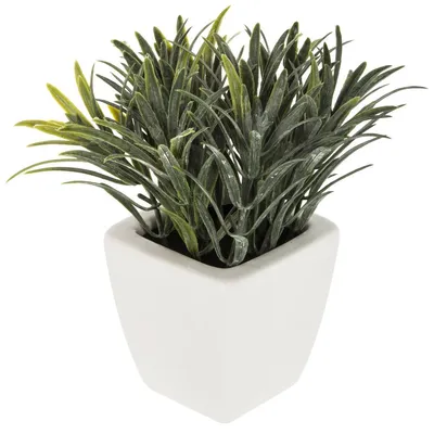 Produktbild von Künstliche pflanze keramiktopf h16cm  - Atmosphera créateur d'intérieur