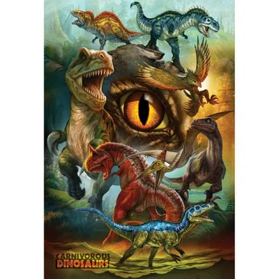Imagen del producto de Dinosaurios Carnívoros, Rompecabezas De 100 Piezas