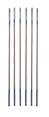 Produktbild von Stiftsägeblätter für Scheppach Dekupiersäge | 6 Stück pro Verkaufseinheit | 135 x 2 x 0,25 / Z 18