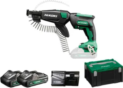 Produktbild von Hikoki 18V W18Da Wcz 2X4.0Ah G/K Platinenschrauber + Bl 5000Obr/Min Hsc Magazin