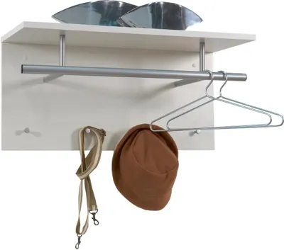 Zdjęcie produktu dla Wandgarderobe >SPOT< in weiß - 72x34,5x29,3cm (BxHxT)