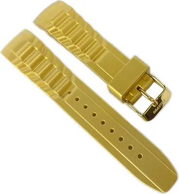 Produktbild von Calypso Uhrenarmband Kunststoff gelbgoldfarben Spezial Anstoß > K5650