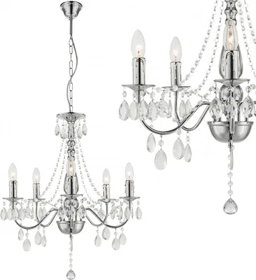 Obrázek produktu pro Závěsné Stropní Svítidlo Toolight Ebt014-5Cp Chrome