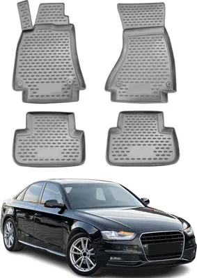 Immagine prodotto di 2007-2016 Audi A4 Sedan Avant Allroad B8 tappetini in gomma grigio 4 pz