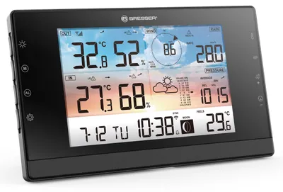 Produktbild von Bresser WSC Basisstation für WLAN Funk Wetterstation mit 14,5 cm Display