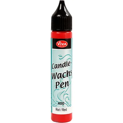 Produktbild von VIVA DECOR Wachs Pen - rot - Kerzenwachs-Stift