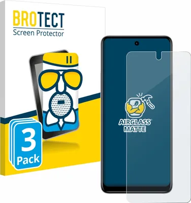Produktbild von 3x BROTECT Entspiegelungs Schutzglas für Motorola Moto E32s Schutzfolie Panzer Folie Glas Display Schutz matt