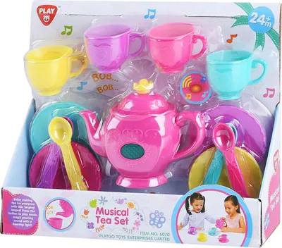 Produktbild von Playgo Teeservice mit Musik – 14-teilig.