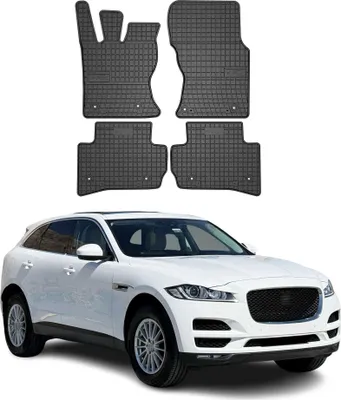 Obrázok produktu pre 2016-2020 Jaguar F-Pace Podlahové rohože gumové čierne 4 ks
