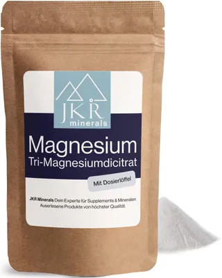 Produktbild von JKR Minerals Tri-Magnesiumdicitrat Pulver 200g