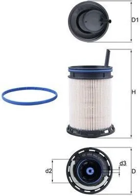 Immagine prodotto di Filtro carburante KNECHT KX 494D