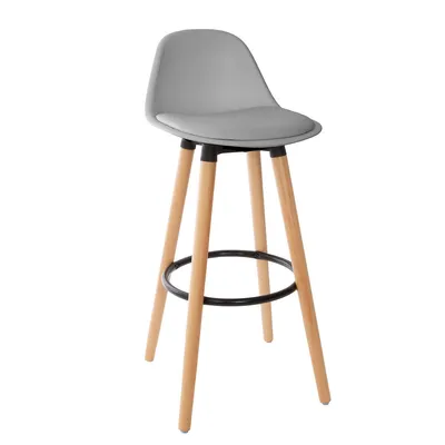 A single bar stool is shown against a white background.