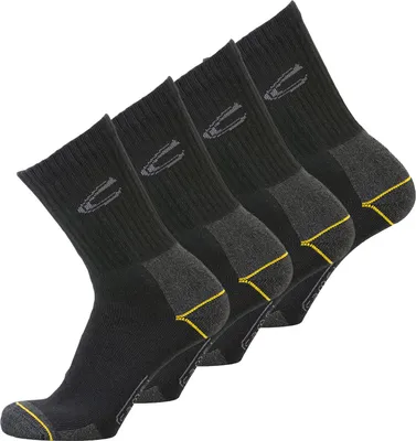 Produktbild von camel active Herren boot Socke aus Bio Baumwolle 4er Pack uni basic  anthrazit melange, schwarz Größe 39-42 und 43-46, Farben:black, SockSizes:43-46