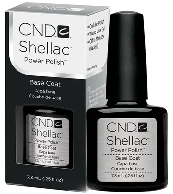 Productafbeelding van CND Shellac Base Coat, hybride nagellak, 7,3 ml