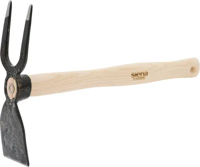 Produktbild von Siena Garden premium Hacke geschmiedet 2 Zinken Handgriff Esche100 %