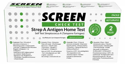 Strep-A-Schnelltest 2 Stück – Selbsttest Rachenabstrich CE 0123